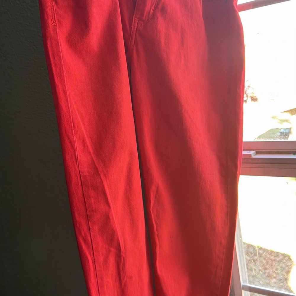 Vibrant Red Skinny Jeans for Women